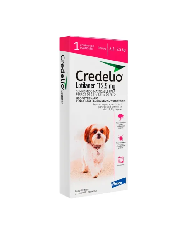 Credelio 2,5 - 5,5 Kgs 1 Comprimido