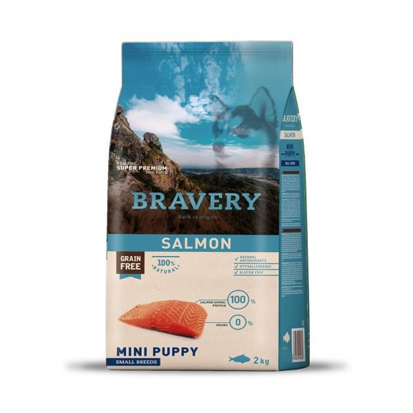 316922_2022-04-20_19_27_45 Bravery Puppy Small Salmon 2 Kg - Imagen 1