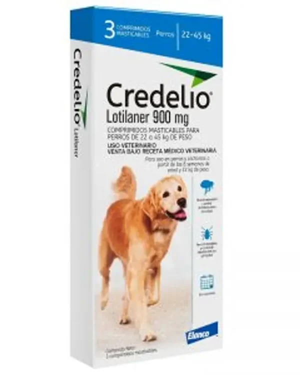 Credelio 22,1 A 45 Kgs X 3 Comprimidos