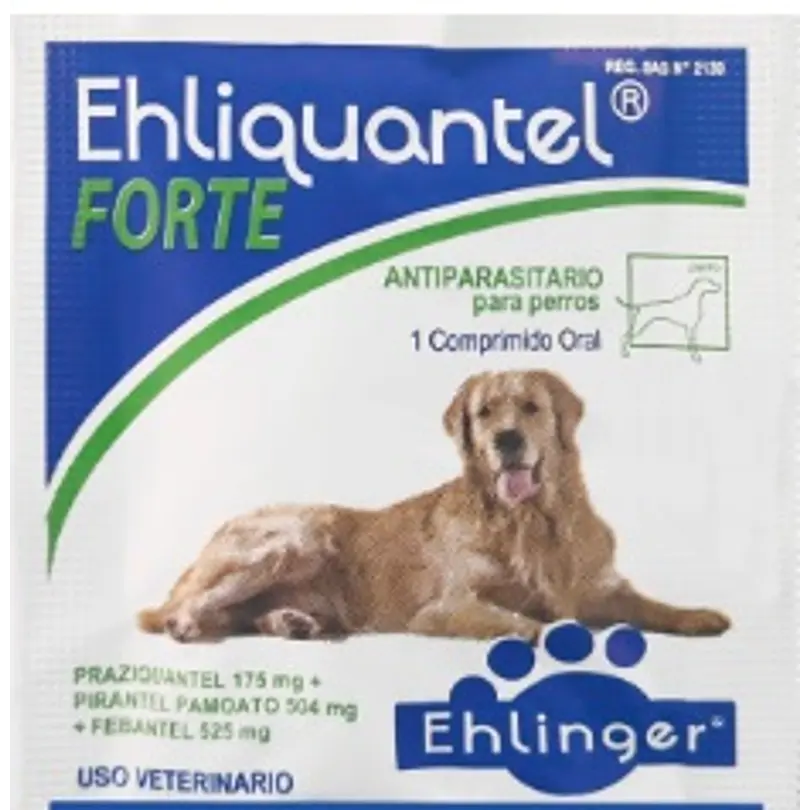 810-3 Ehliquantel Antiparasitario Perro 35 Kg - Imagen 1