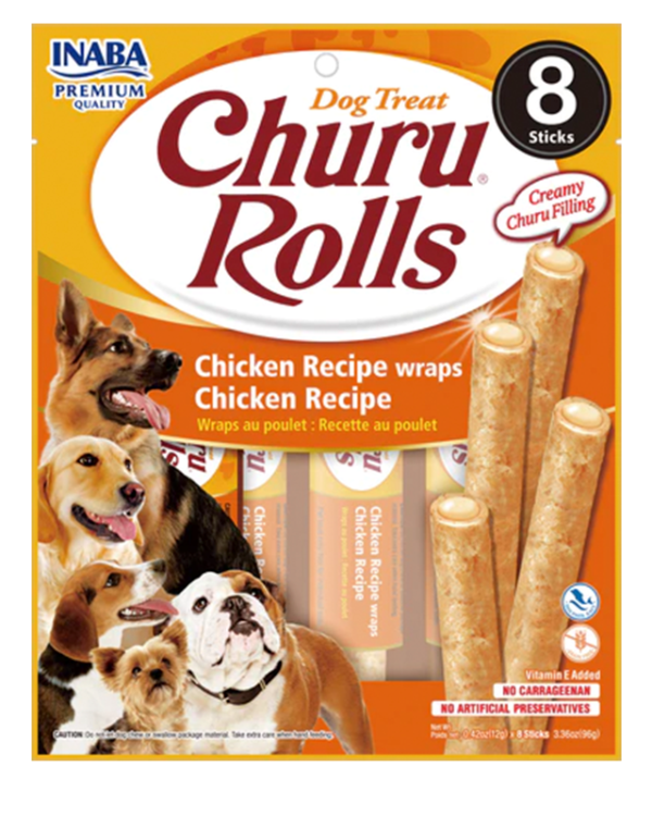 Churu Roll Dog 8 Und (Pollo- Pollosalmón)