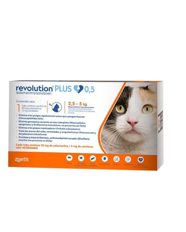 Revolution Plus Gato  2.6 - 5 Kg