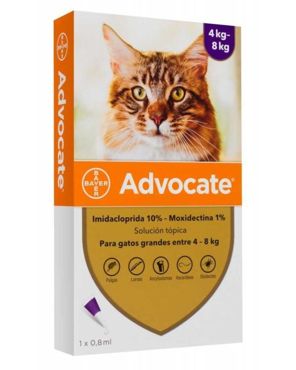 Advocate Gato 4-8 Kg 8 Ml