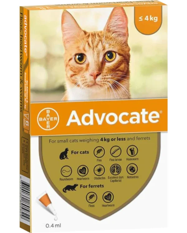Advocate Gato 1-4 Kg 4 Ml