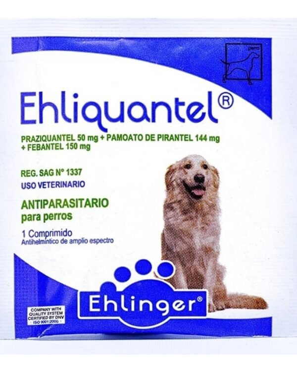 Ehliquantel Antiparasitario Perro 10 Kg