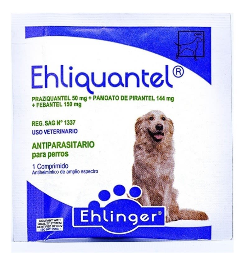 ehliquantel6299 Ehliquantel Antiparasitario Perro 10 Kg - Imagen 1