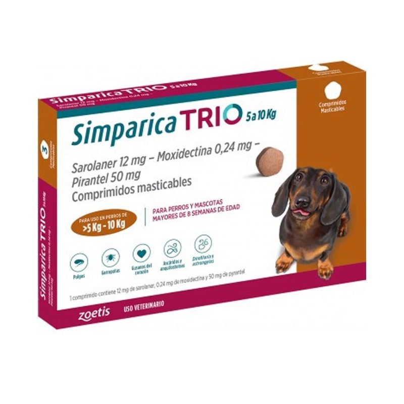 simparica-5-a-10kg Simparica Trio 5-10 Kgs - Imagen 1