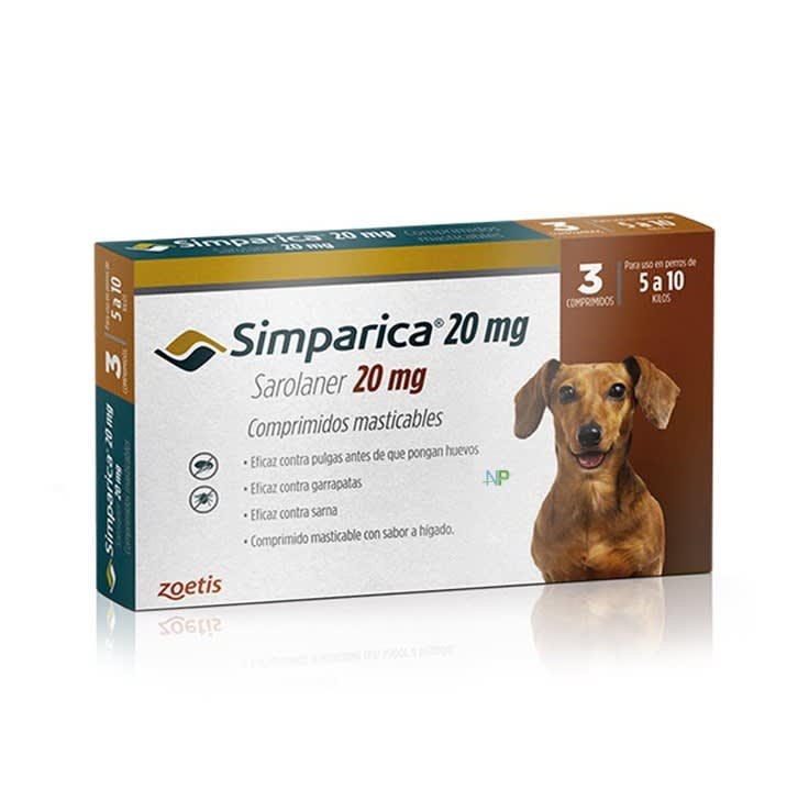 simparica_novapet4916 Simparica 5-10 Kgs X 3 Comprimidos - Imagen 1